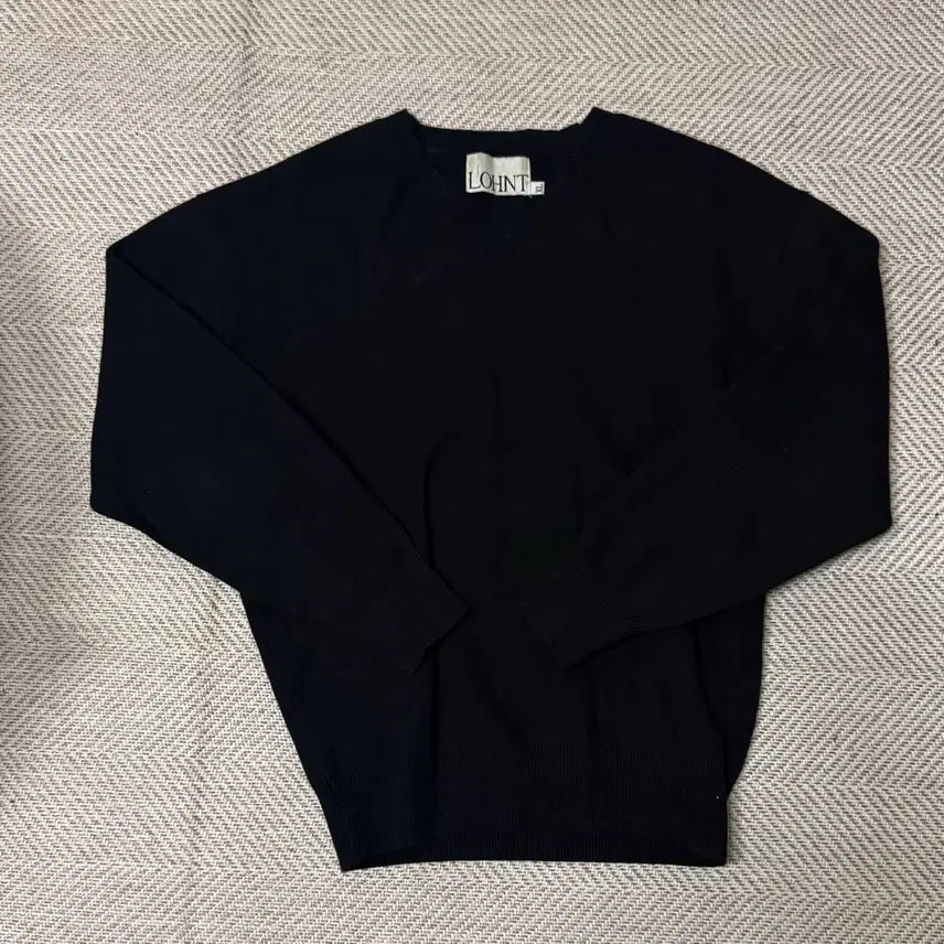 [BUNJANG] Ront Knit Black XL / 론트 니트