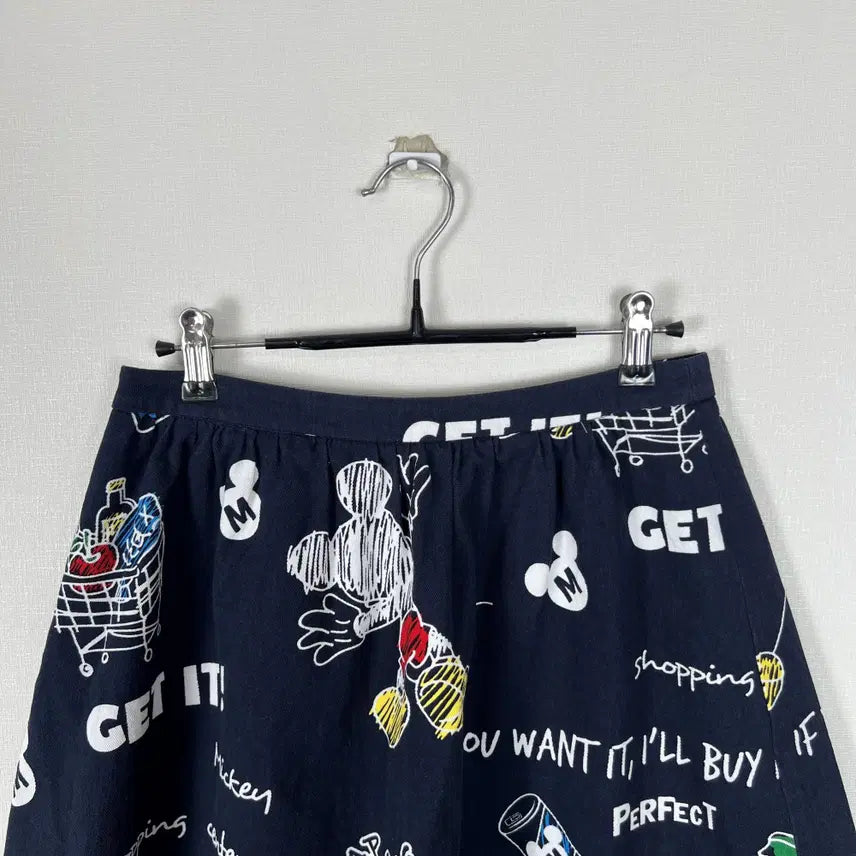 [BUNJANG] LAP Disney Skirt Navy Size 64 / LAP 랩 디즈니 스커트 치마 여64 S 라덴 빈티지