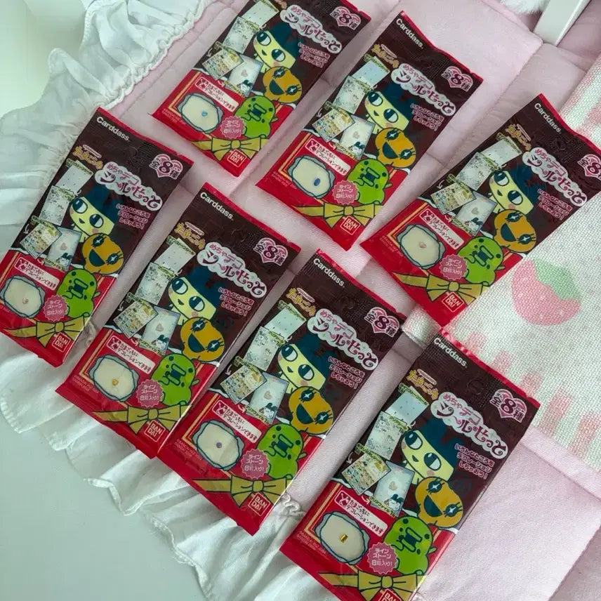 [BUNJANG] Retro Tamagotchi Deco Seal Sticker Card Random Pack Gacha Photo Frame Photocard / 고전문구 다마고치 데코 씰 스티커 꾸미기 카드 랜덤팩 포토카드 다이어리
