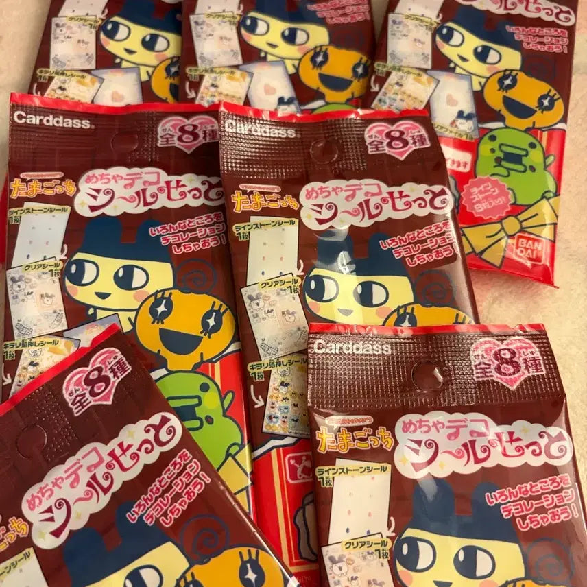 [BUNJANG] Tamagotchi Deco Seal Sticker Random Pack / 고전문구 다마고치 데코 씰 스티커 꾸미기 카드 랜덤팩 포토카드 다이어리