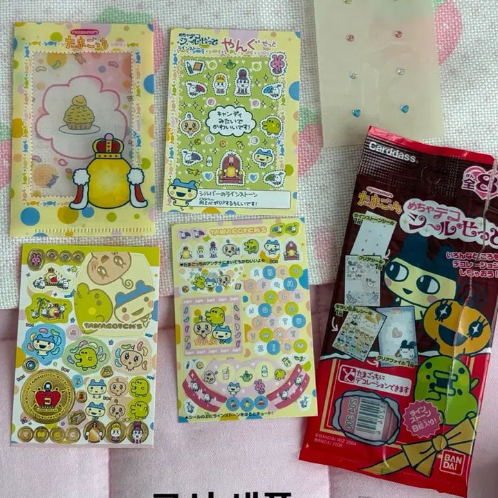 [BUNJANG] Retro Tamagotchi Deco Seal Sticker Card Random Pack Gacha Photo Frame Photocard / 고전문구 다마고치 데코 씰 스티커 꾸미기 카드 랜덤팩 포토카드 다이어리
