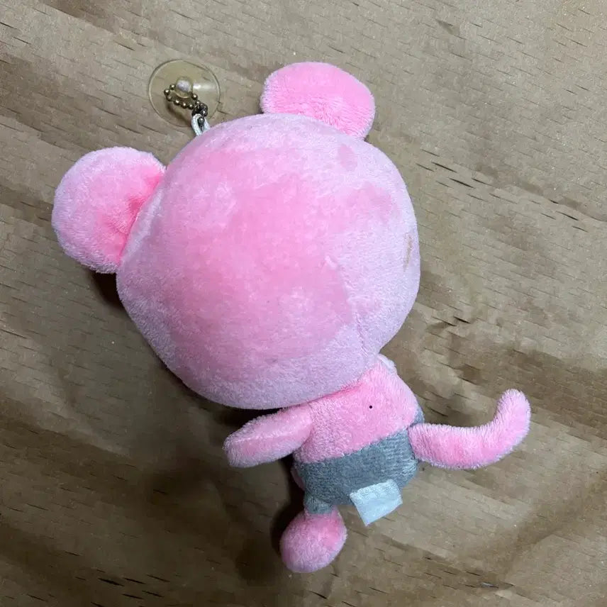 [BUNJANG] Pink Mouse Doll Keychain / 핑크 쥐돌이 인형 키링
