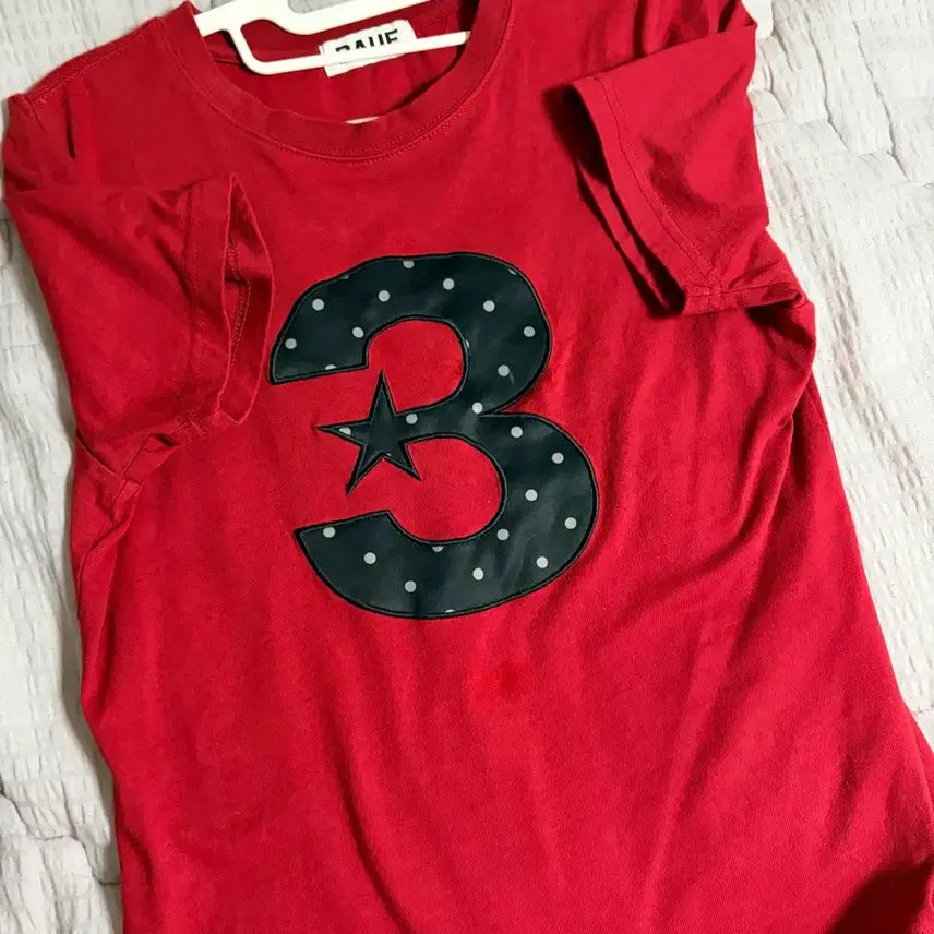 [BUNJANG] Bauff 3 T-Shirt Mint Dots / 바우프 3 반팔티 / 민트 도트