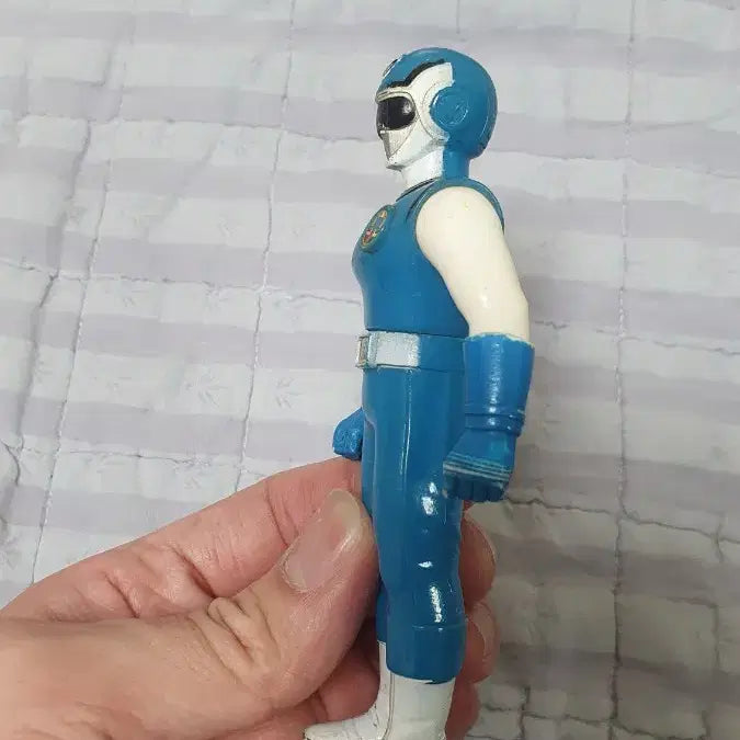 [BUNJANG] Bandai Flashman Sofubi Figure (Blue) - 1986 / 후뢰시맨 블루 정품 소프비 1986년 반다이