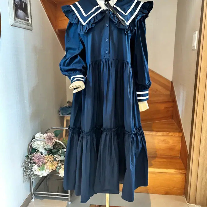 [BUNJANG] Wide Collar Long Coat / 빅카라 롱