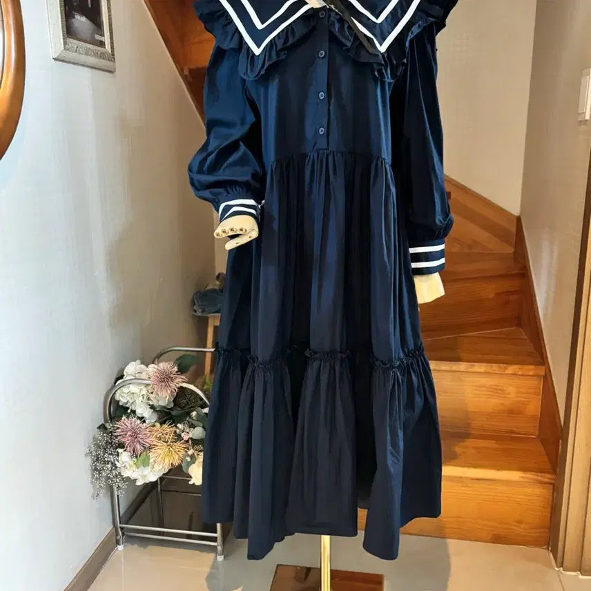 [BUNJANG] Wide Collar Long Coat / 빅카라 롱