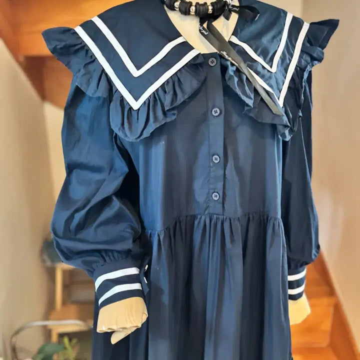 [BUNJANG] Wide Collar Long Coat / 빅카라 롱