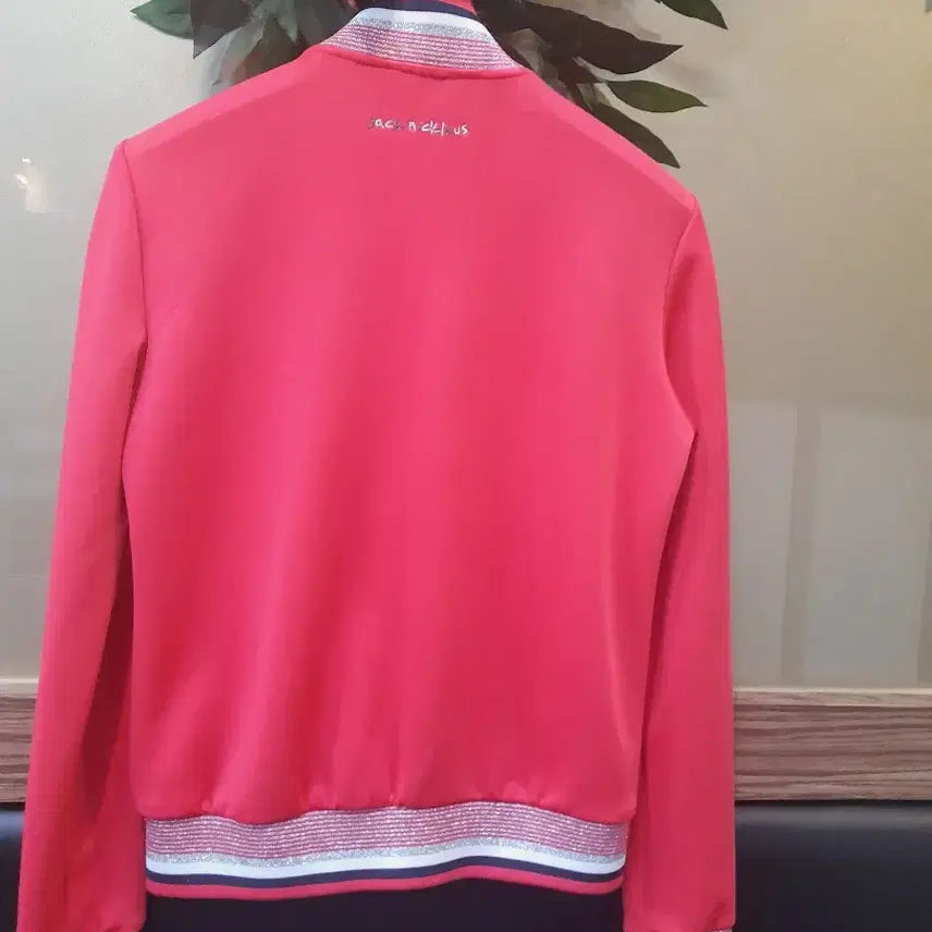 [BUNJANG] Jack Nicklaus Red Training Jumper / 잭 니클라우스 트레이닝 짚업스타일