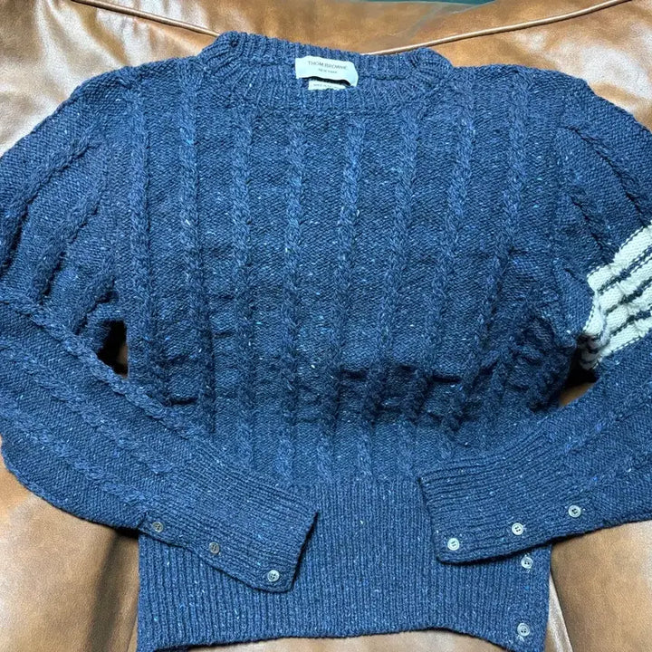 [BUNJANG] Thom Browne Donegal Knit Size 4 / 톰브라운 도네갈 니트 4사이즈 새상품