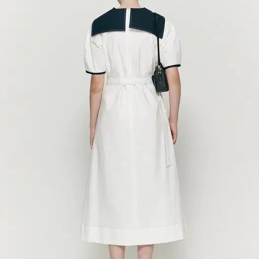 [BUNJANG] Bemuse Mansion Sailor Long Dress / (새옷) 비뮤즈맨션 세일러 롱원피스
