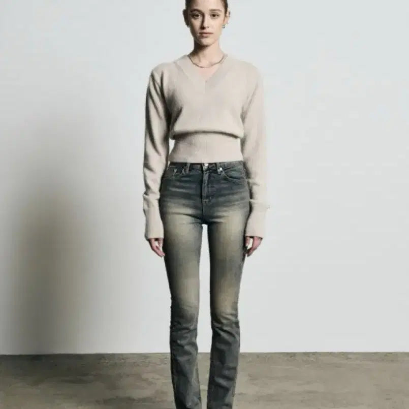 [BUNJANG] Bohemsoh Straight Jeans Blue S / 보헴서 스트레이트진 블루 S