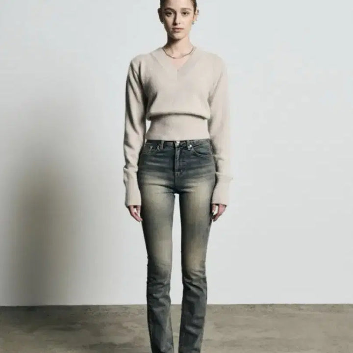 [BUNJANG] Bohemsoh Straight Jeans Blue S / 보헴서 스트레이트진 블루 S