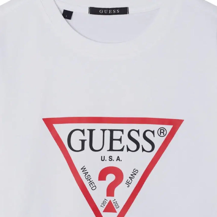 [BUNJANG] Guess Basic Logo Short Sleeve T-Shirt XL / 게스 기본 로고 반팔 티셔츠 XL사이즈