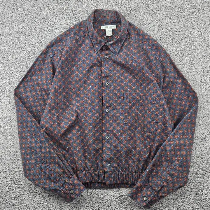 [BUNJANG] Claiborne Pattern Shirt Custom M / 클레이본 패턴 셔츠 커스텀 ( M ) / 12053
