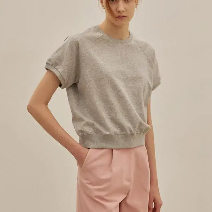 [BUNJANG] Mango many please Sweatshirt - Melange Gray / 망고매니플리즈 sweatshirt - melange gray