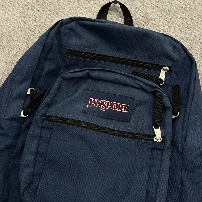 [BUNJANG] JanSport Navy Backpack Bag / 잔스포츠 네이비 백팩 가방