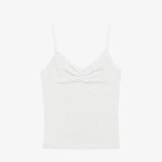 [BUNJANG] Mireco Flower Embossed Sleeveless Ivory / 미레코 FLOWER EMBOSSED SLEEVELESS IVORY