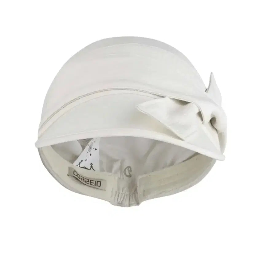 [BUNJANG] KOSEIO Ribbon Cap Hat Ivory / 코이세이오 리본 캡 모자 아이보리