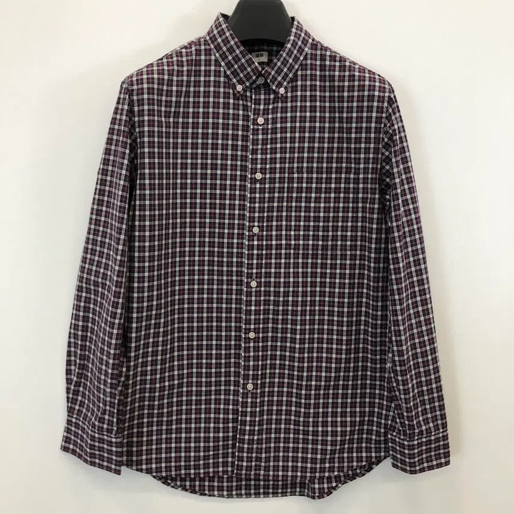 [BUNJANG] Uniqlo Button-Down Check Shirt L / 유니클로 버튼다운 체크셔츠 L