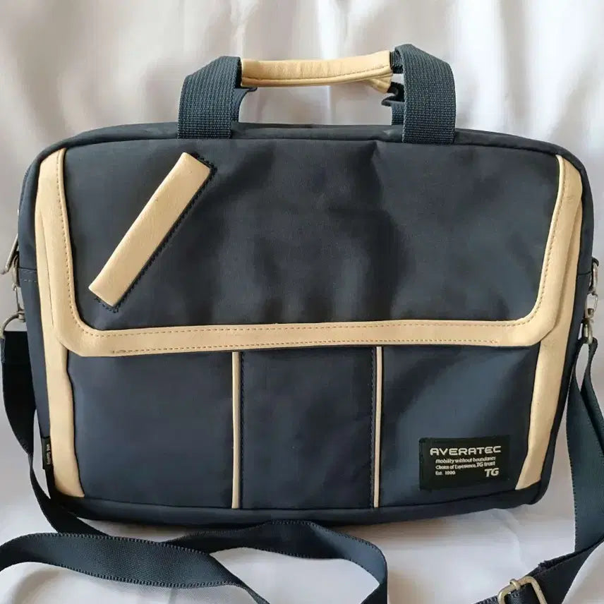 [BUNJANG] Averatec Navy Briefcase / AVERATEC 네이비 서류 가방 삼보