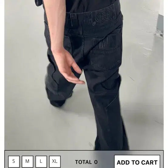 [BUNJANG] Mpa Calf Pocket Pants (Black) / MPa CALF POCKET PANTS (BLACK) 플라스틱프로덕트