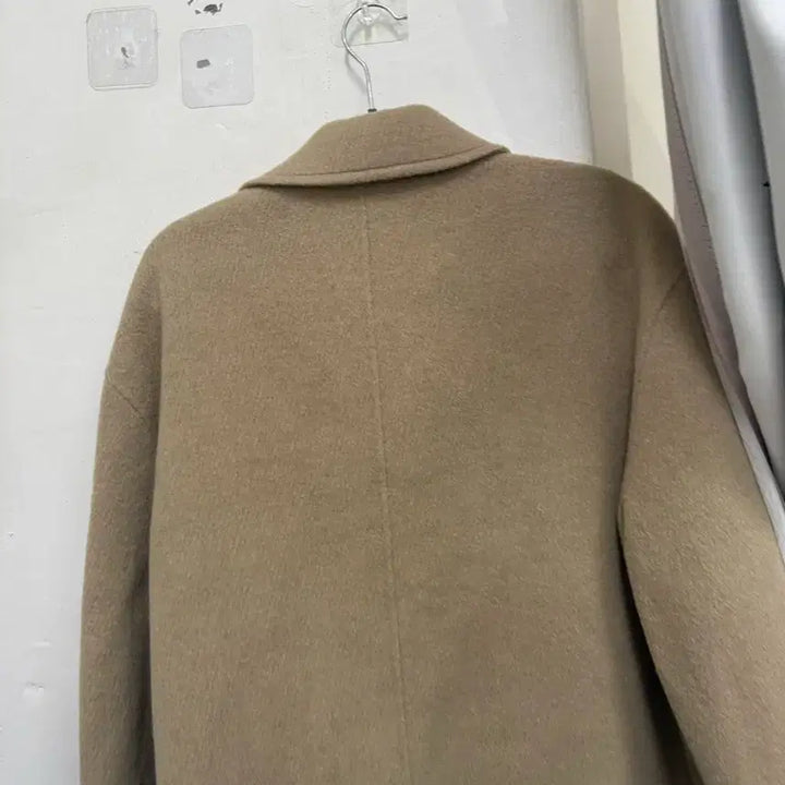 [BUNJANG] Studio Tomboy Beige Handmade Short Coat / 스튜디오 톰보이 베이지색 핸드메이드 숏 코트