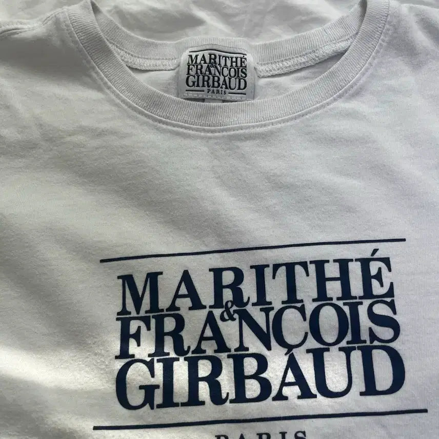 [BUNJANG] Marithe Francois Girbaud Cropped Short Sleeve T-Shirt / 마리떼 크롭 반팔 티셔츠
