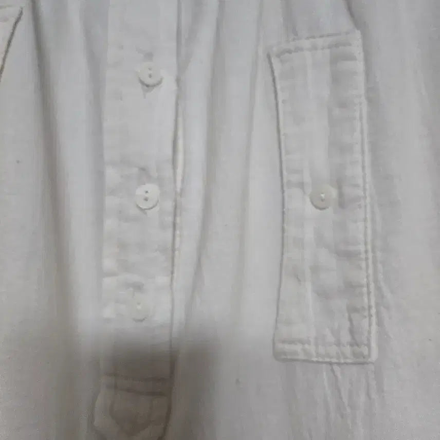 [BUNJANG] Premium Gauze Cotton Button Blouse / 고급 거즈면 단추 블라우스