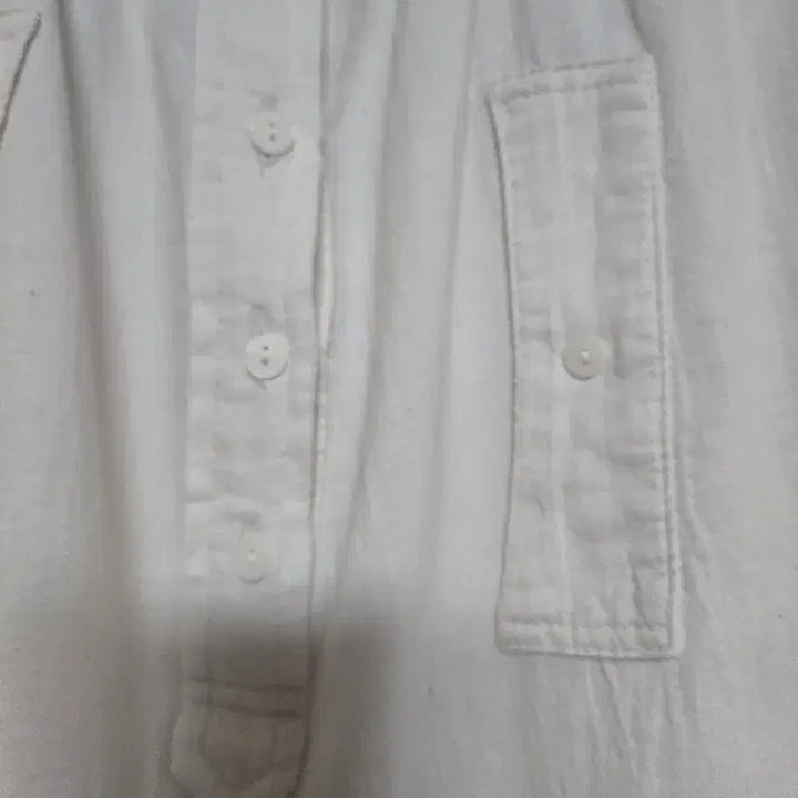 [BUNJANG] Premium Gauze Cotton Button Blouse / 고급 거즈면 단추 블라우스