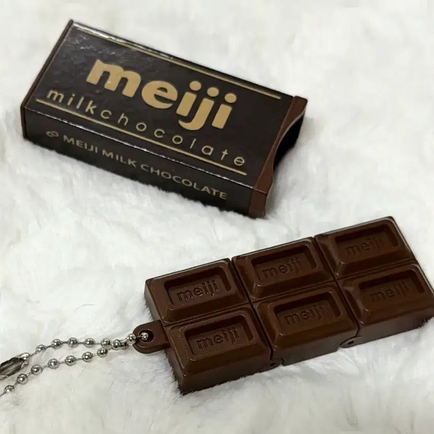 [BUNJANG] Meiji Chocolate Clicker Keycap Fidget Toy / meiji 메이지 초콜릿 딸깍이 클리커 클릭커 키캡 키링 피젯토이