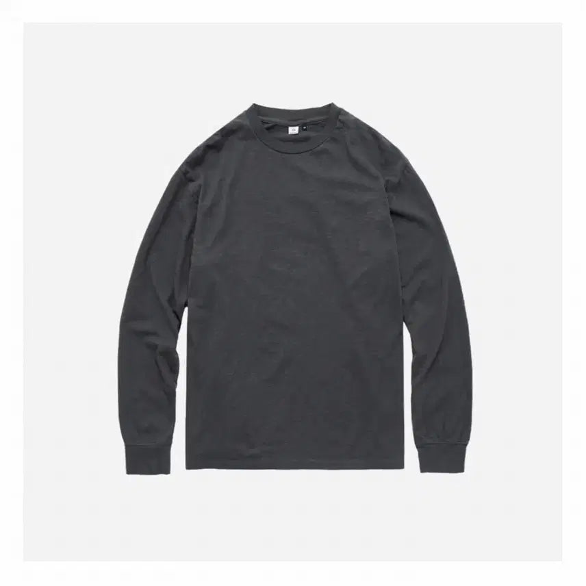 [SOLD OUT] (3)폴리테루 텍스쳐롱슬리브 차콜