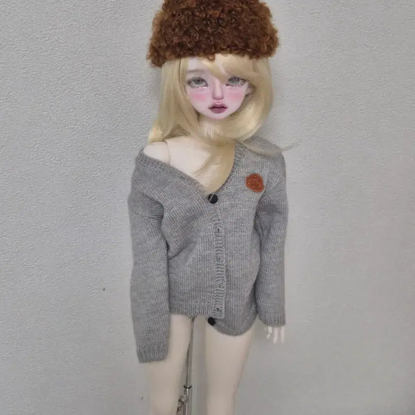 [BUNJANG] MSD BJD Doll Clothes Cardigan / 인형 가디건 msd 사이즈 구관 구체관절인형 옷