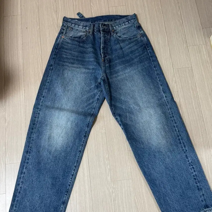 [BUNJANG] Behavior 523L Selvedge Denim Pants Washed Blue / [2] 비헤비어 523L 셀비지 데님팬츠 워시드 블루