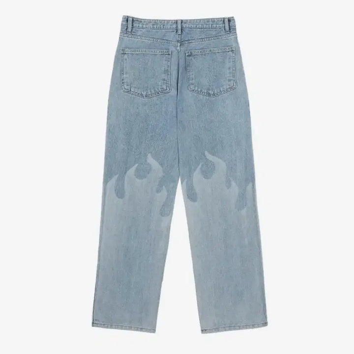 [BUNJANG] Trip Shop Flame Jeans / (새상품) 트립샵 불꽃 청바지