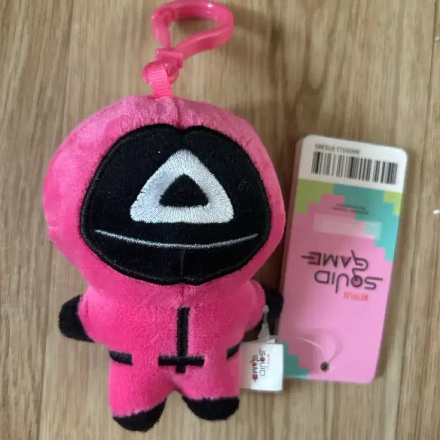 [BUNJANG] Squid Game Pink Doll Keychain / 오징어게임 핑크 인형 키링