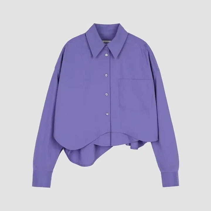 [BUNJANG] Recto Wave Detail Oversized Shirt / 렉토 웨이브 디테일 오버핏 셔츠 S