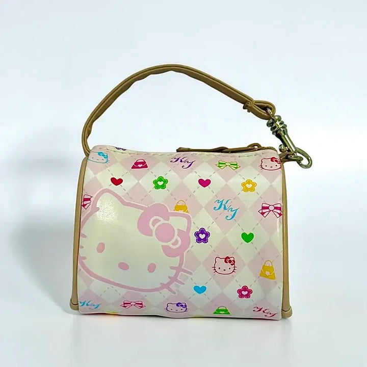 [BUNJANG] Y2K Vintage Hello Kitty Argyle Micro Bag Charm / Y2K 빈티지 헬로키티 아가일 마이크로백 / 백꾸 참 / 갸루 킷치
