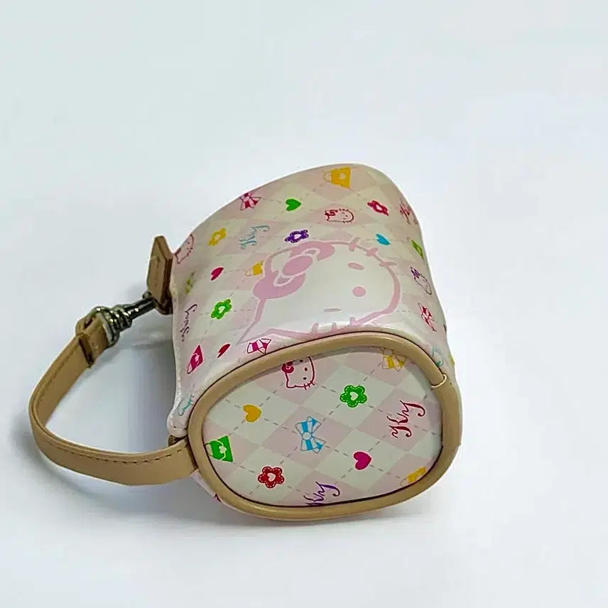 [BUNJANG] Y2K Vintage Hello Kitty Argyle Micro Bag Charm / Y2K 빈티지 헬로키티 아가일 마이크로백 / 백꾸 참 / 갸루 킷치