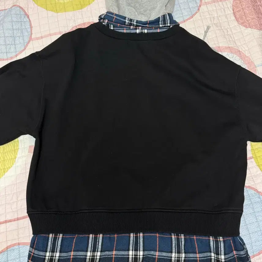 [BUNJANG] Project GR 3 Layered Hoodie Black / [1] 프로젝트GR 3 레이어드 후드 블랙