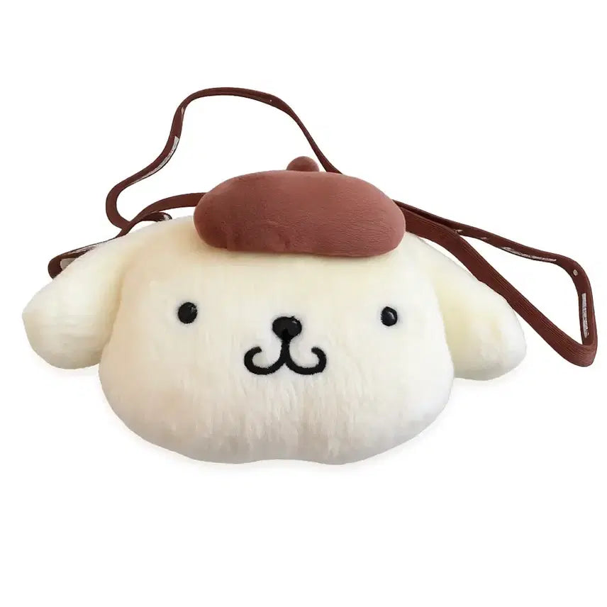 [BUNJANG] Sanrio Pompompurin Face Pouch Bag / 폼폼푸린 퓨로랜드 가방 폼푸가방 폼푸파우치