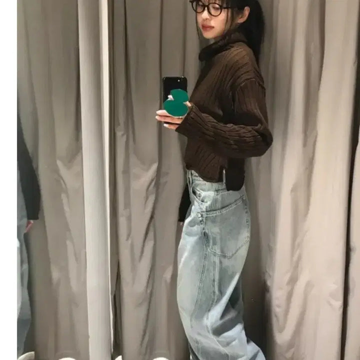 [BUNJANG] Ablhy Luna Side Pocket Denim Jeans Size M / 에이블리 루나 사이드 포켓 데님 청바지 M사이즈 판매