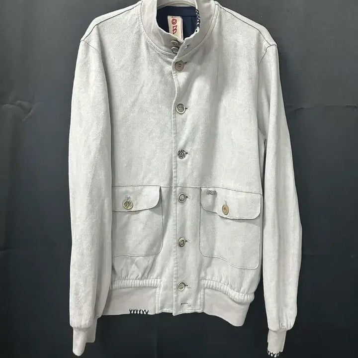 [BUNJANG] BOB Italy Suede Button Jacket / BOB 이태리 스웨이드 버튼 자켓
