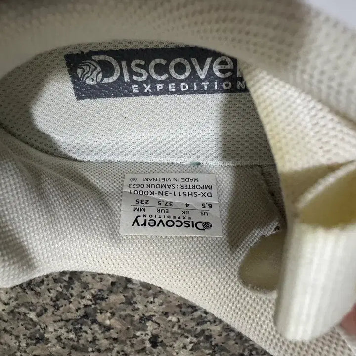 [BUNJANG] Discovery Expedition Mile White Sneakers / 디스커버리 운동화 마일