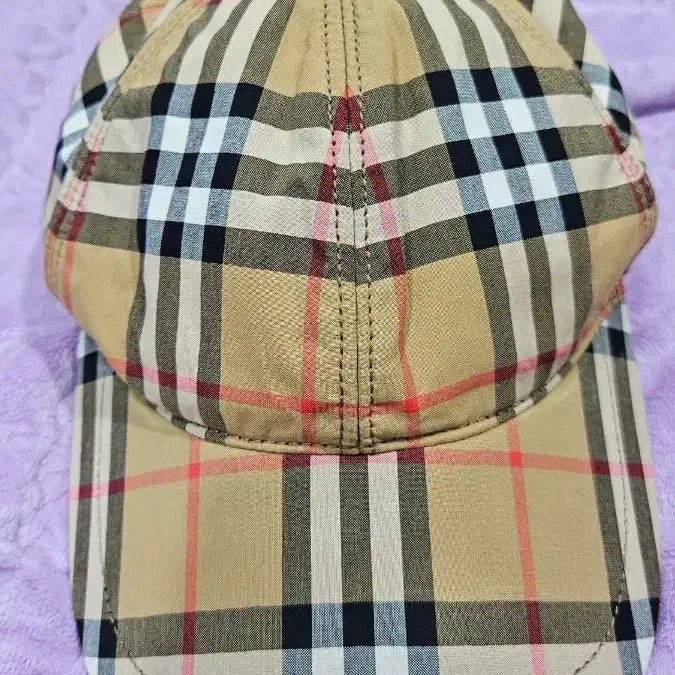 [BUNJANG] Burberry Check Baseball Cap / 버버리 체크 볼캡 모자