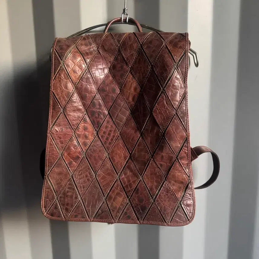 [BUNJANG] Vintage Leather Backpack / 빈티지 백팩