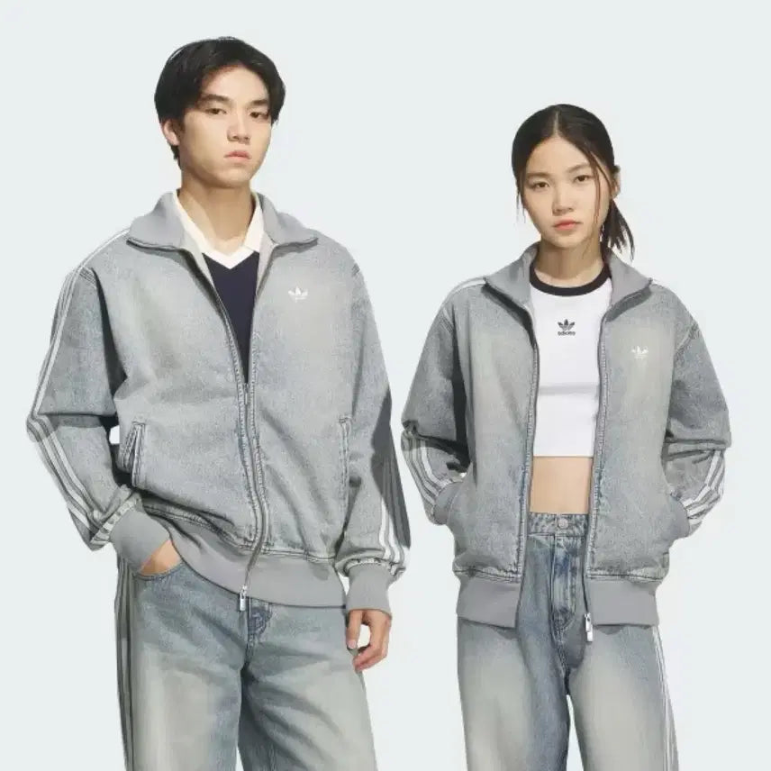 [BUNJANG] Adidas Atmos Denim Track Top / 아디다스 아트모스 데님 트랙탑