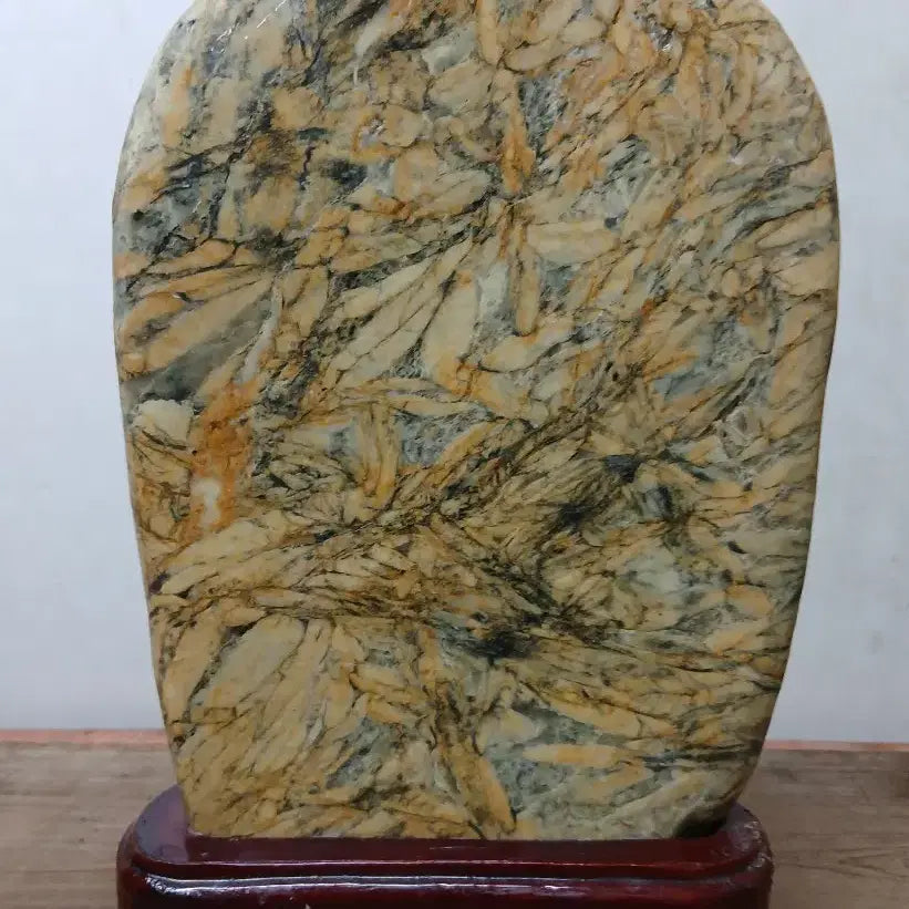 [BUNJANG] Golden Deta Leaf Stone / 수석 자연수석 황금뎃잎석