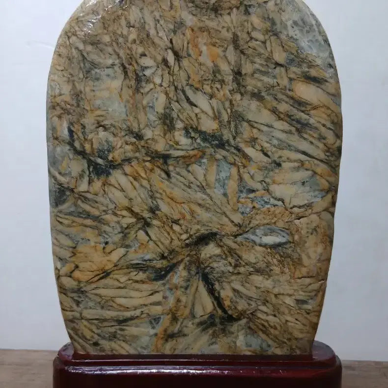 [BUNJANG] Golden Deta Leaf Stone / 수석 자연수석 황금뎃잎석