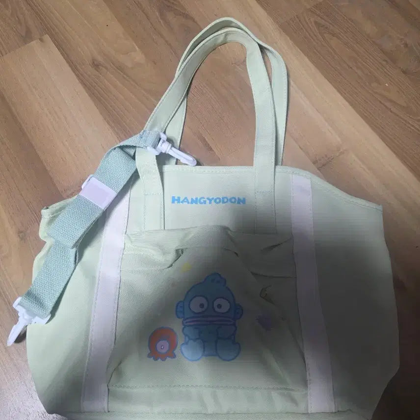 [BUNJANG] Sanrio Hangyodon Canvas Tote Bag / 산리오 한교동 캔버스 토트백