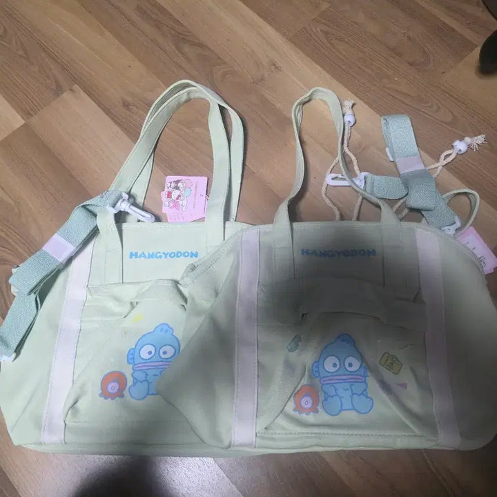 [BUNJANG] Sanrio Hangyodon Canvas Tote Bag / 산리오 한교동 캔버스 토트백